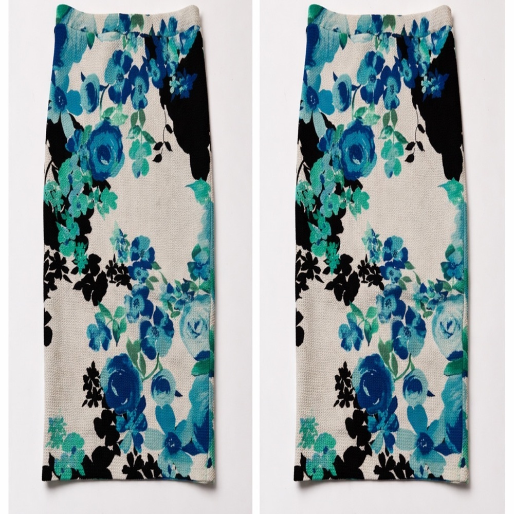 Design Lab Lord & Taylor Floral Pencil Skirt - Size XS - Like New